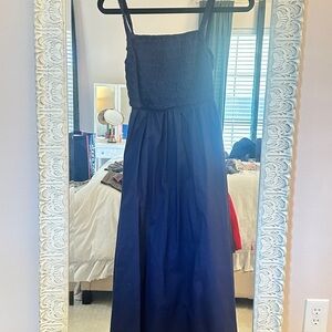 Elegant Navy Blue Maxi Dress